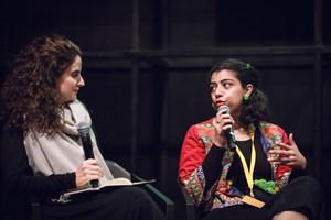 Discussion: Nada Raza & Umber Majeed. Afternoon Notes, Day 1. FIELD MEETING Take 6: Thinking Collections (25 January 2019), in collaboration with Alserkal Avenue, Dubai. Courtesy of Asia Contemporary Art Week (ACAW).